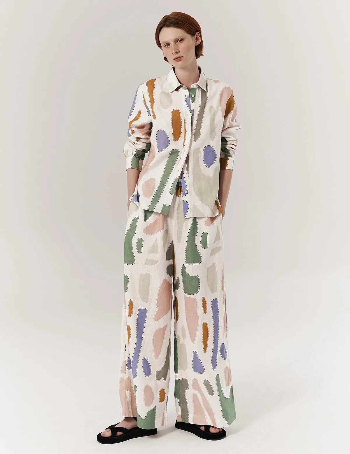 Aside from craft clusters across India, their Bengaluru-based studio comprises Indian textile and graphic designers who work alongside Italian fashion designers 