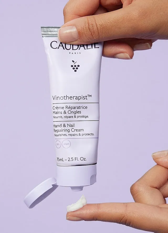 This vegan hand cream comprises 98 per cent natural ingredients like grapeseed oil, shea butter and antioxidant polyphenol to keep the hands soft and nails strong. 