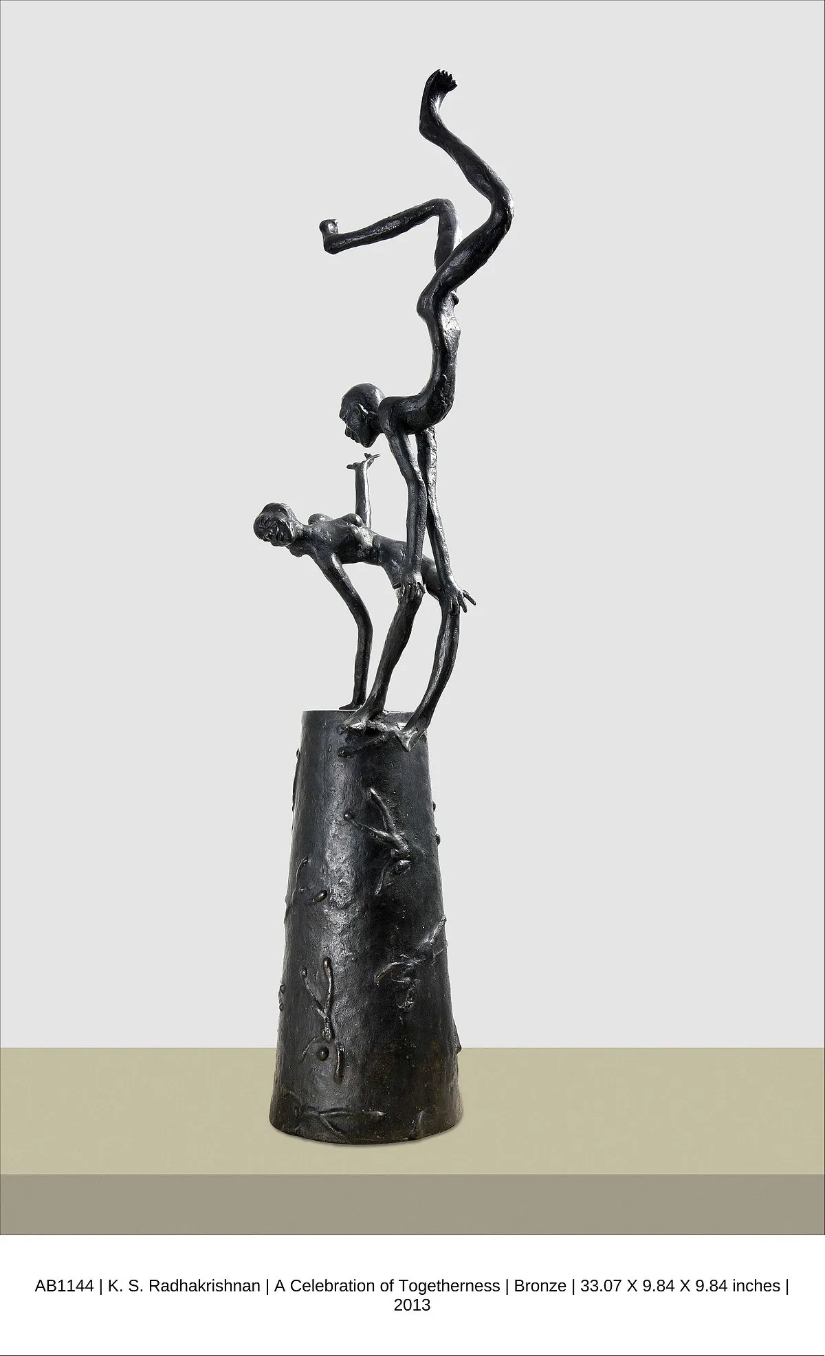 The Crowd and Its Avatars: Sculptures by K. S. RadhakrishnanCelebrated sculptor K.S. Radhakrishnan returns to Kolkata after 15 years with an exhibition showcasing 50 life-size bronze sculptures, among other objects. He prefers working with clay, by hand, as he reproduces the human form. The recurrent figures of Musui and Maiya run through this body of work as well as through multiple iterations of the two. Singular figures in solitude, some performing acrobatic ,and bodies in unison all try to capture the depth of Radhakrishnan’s sculptural practice. Where: Emami Art, KolkataOn till: February 12 