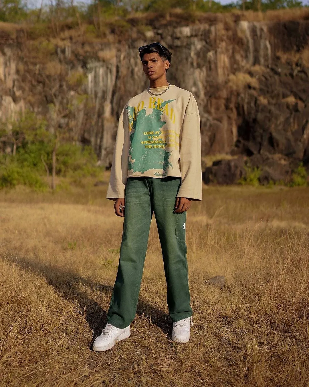Days For Clothing (DFC):If you’re looking for a not-so-basic pair of jeans, you might want to pay attention to what this Mumbai-based label has to offer. Their multi-coloured tie-dyed denims have found a fan in rapper Vivian Fernandes, aka Divine, who has been spotted wearing DFC denims for his gigs. With streetwear as the brand’s underlining DNA, you’ll find looser, cargo-style denims and sweatshirts that cater to all genders. You’ll also find printed, oversized denim shirts and denim maxi skirts, albeit limited pieces. Instagram: @daysforclothing, Available at: Daysforclothing.com 
