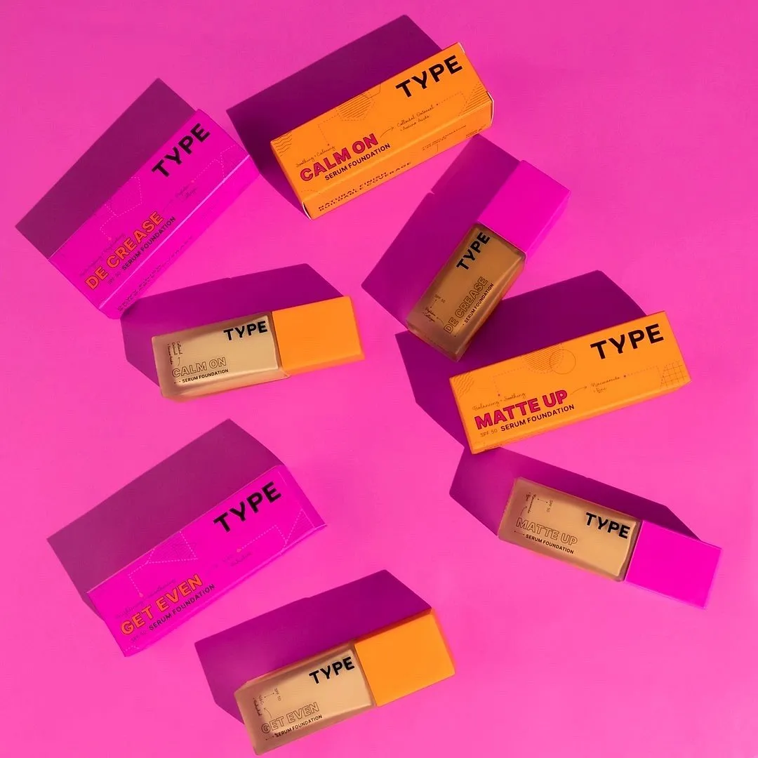 Type Beauty Decrease Serum FoundationMany refrain from wearing foundation, owing to the wrinkles and fine lines on their skin. Enriched with ingredients such as tripeptides, apple extract, mango seed butter, collagen, panthenol and more, this skin-loving formulation addresses exactly that concern, while improving the appearance of early signs of ageing. The radiant finish and SPF 50 combined make it the perfect day-wear foundation. Priced at ₹ 1,499Shop here 