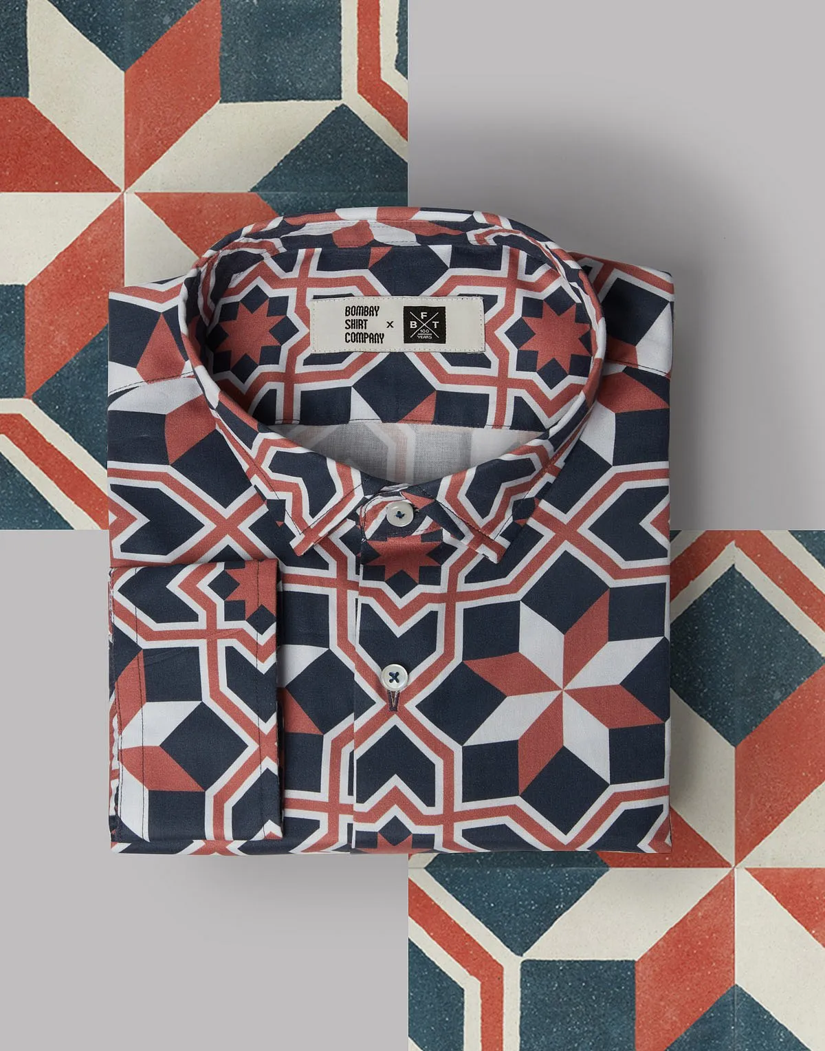The premise for the 10-piece limited edition collection was to dig into BFT’s repertoire of iconic prints, and reimagine them on BSC’s handmade satin shirts 