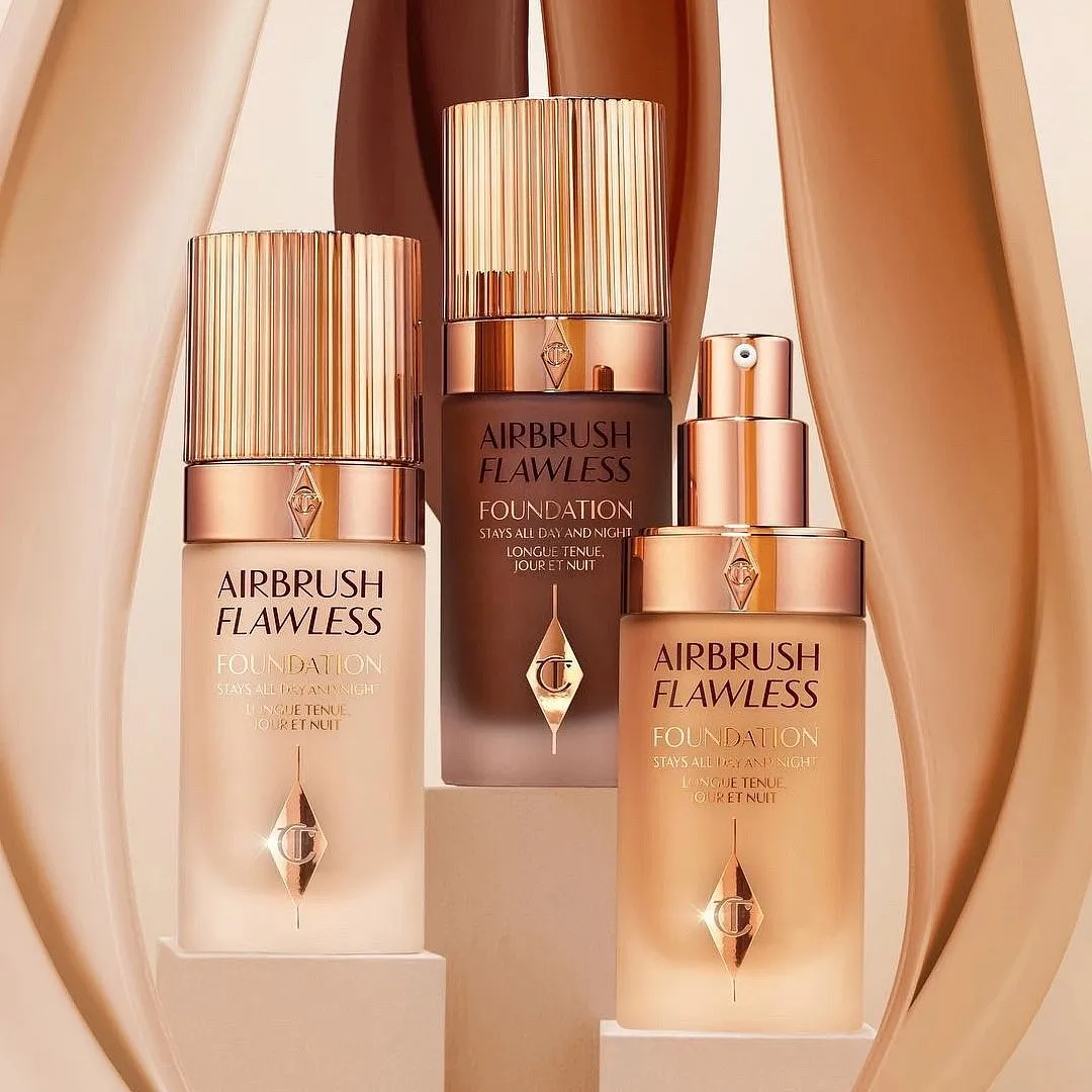Charlotte Tilbury Airbrush Flawless FoundationThis red-carpet favourite is a global bestseller. Loved by the likes of Kate Moss, Salma Hayek and Emma Roberts, this foundation, available in an impressively diverse set of shades, offers a full-coverage finish, making it perfect for occasions. The foundation helps you achieve a dreamy complexion with zero effort. Talking about its skin-enriching perks, the formulation contains a slew of patented technologies that aid with dryness, irritation, ageing and fatigue.  Priced at ₹ 4,000Shop here 