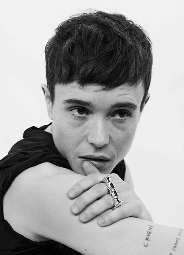 Trans actor Elliot Page has been vocal about looking for love on dating apps 