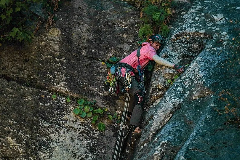 Despite the fact that Sport Climbing has been an Olympic sport since 2020, Indian pro-climbers struggle to find the necessary backing to compete at an international level. Image: Gayatri Juvekar. 