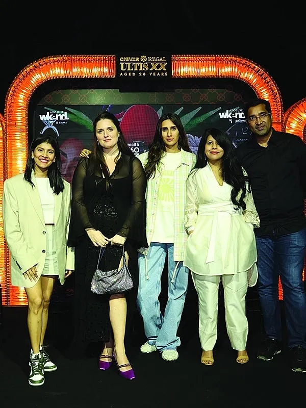 (left to right) Shruti Thacker, Benedetta Bruzziches, Pragya Kapoor, Kirti Poonia and Deval Shah 