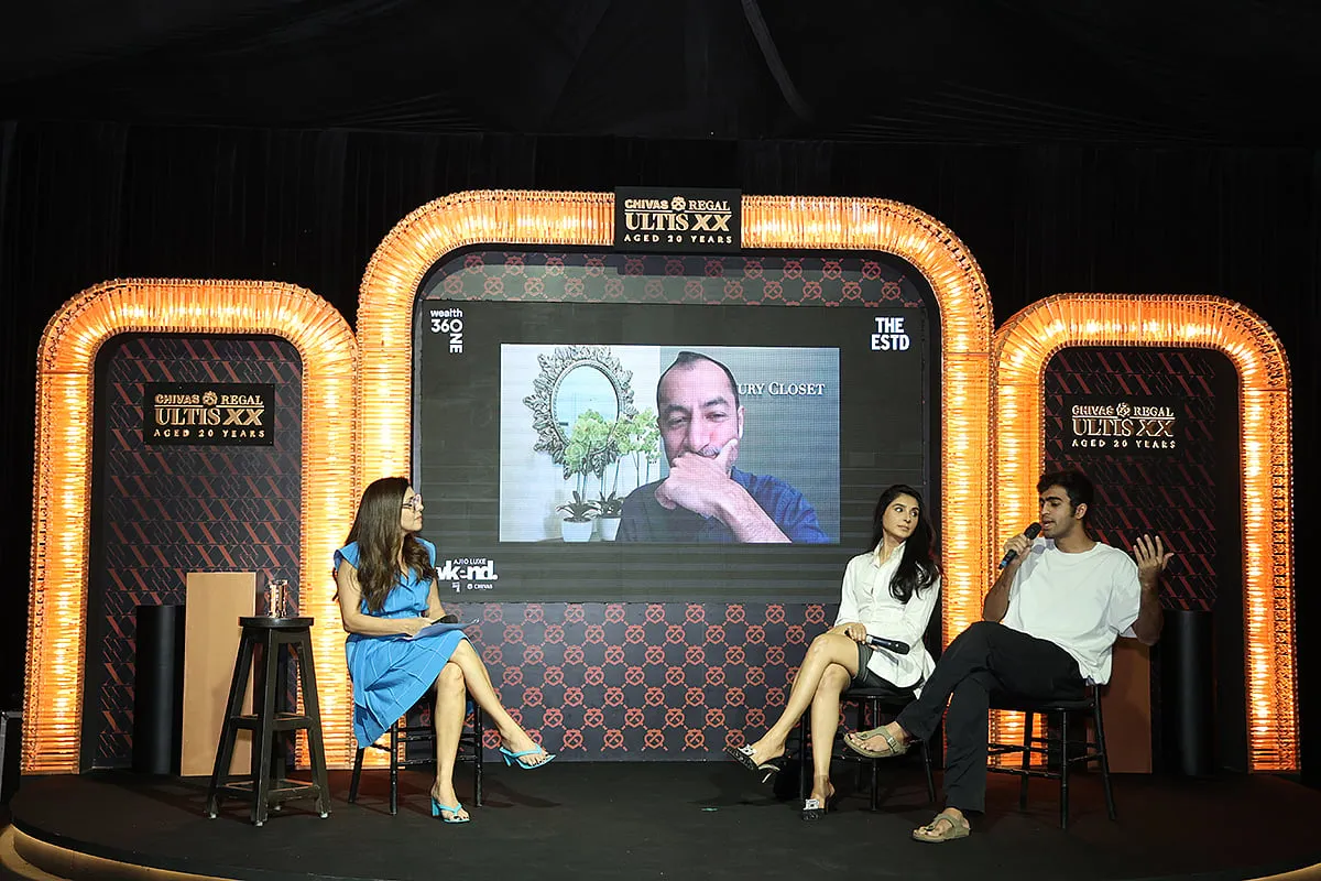 Moderated by Anaita Shroff Adajania, and joined by Pernia Qureshi,  Vedant Lamba and Kunal Kapoor the conversation centered on how consumers are shifting their perspectives and recognising the social, environmental, and financial benefits of shopping pre-loved fashion  