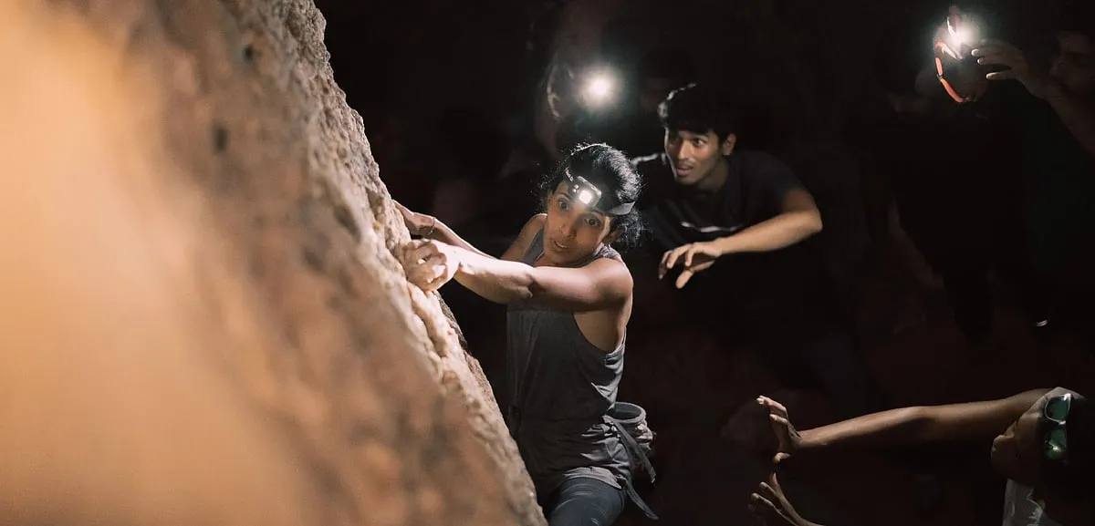 In the two decades that followed, climbers in cities like New Delhi, Bengaluru, Hampi and Mumbai began establishing routes, holding workshops and developing the culture around the sport. Image: Kiran Kullar.  