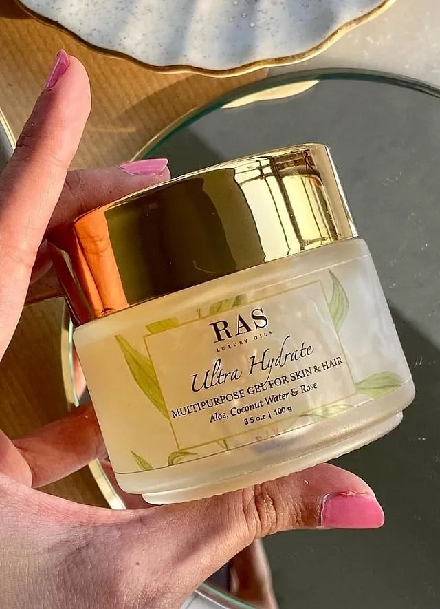 The Ultra Hydrate Gel takes your interaction with aloe vera gel to the next level as the user-friendly texture helps you apply it on your skin, hair, nails and body to enjoy the multiple benefits of the plant. Image: Instagram.com/ rasluxuryoils  