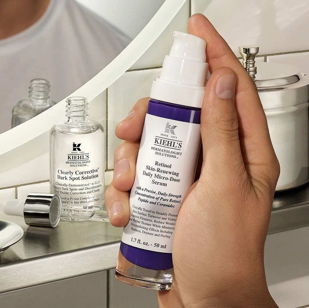 Retinol Skin-Renewing Daily Micro-Dose Serum, Kiehl’sThis serum allows you to reap the benefits of retinol on a daily basis for it’s packed with a micro-dose strength of the ingredient along with barrier-fortifying agents like ceramides and peptides. From the fine lines on your forehead to the wrinkles cropping up on the skin, this serum is equipped to reduce the appearance of all the common signs of ageing without aggravating dryness or discomfort.Prices start at ₹3,700Shop here 