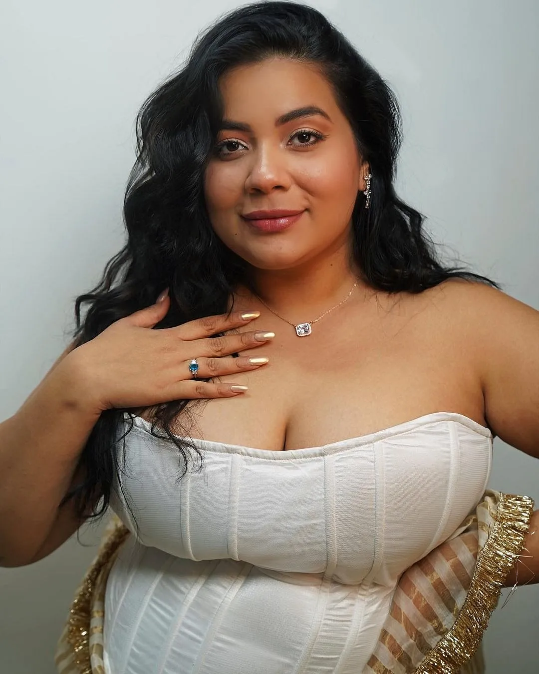 “If a size 6 or size 8 woman is wearing something, she looks amazing [in it] but if I wear the same thing, I’m told to cover myself up or layer it with something that gives me more modesty,” says Neelakshi 