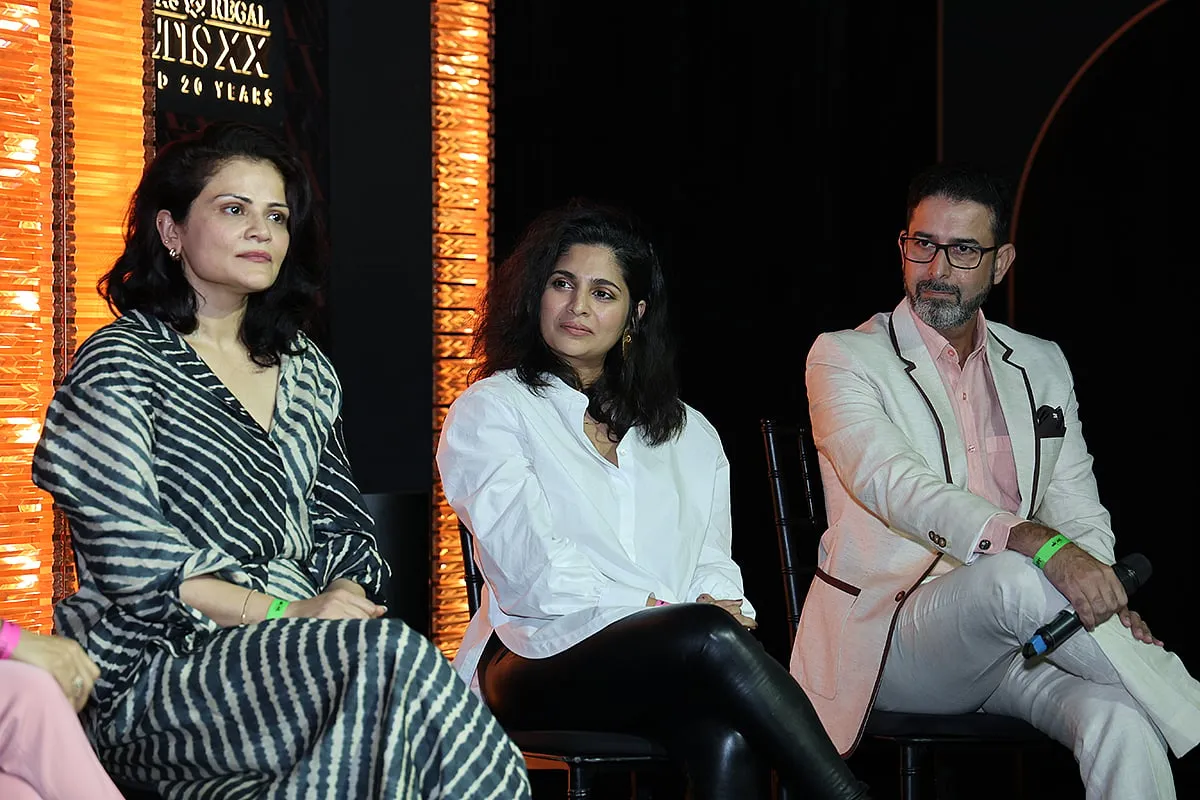 (left to right) Vasudha Rai, Sandhya Shekar and Mohit Dhanjal 