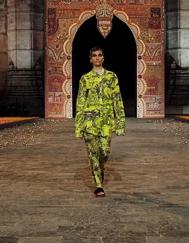 Motifs of monkeys, tigers, banyan trees and peacocks adorned the toile de Jouy prints—a throwback to France’s long-standing admiration of Indian chintz imports 