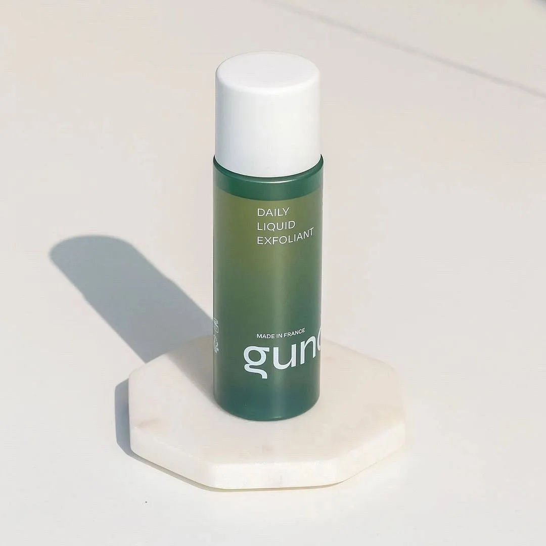 Daily Liquid Exfoliant, Gunam BeautyIf you don’t take 10-step skincare routines for an answer, give this multi-active treatment essence a shot. Its formulation boasts active ingredients like salicylic acid, niacinamide, hyaluronic acid and fruit acids along with botanical heroes like rose, chamomile, vetiver, green tea and aloe vera to gently exfoliate the skin, boost hydration and glow and protect it from impurities, congested pores and an unhealthy appearance. It’s apt enough for daily use, allowing you to cut yourself some slack with respect to single-ingredient serums and tonics. It’s also suitable for every skin type and abides by the Credo Clean Standard.Priced at ₹2,000Shop here 
