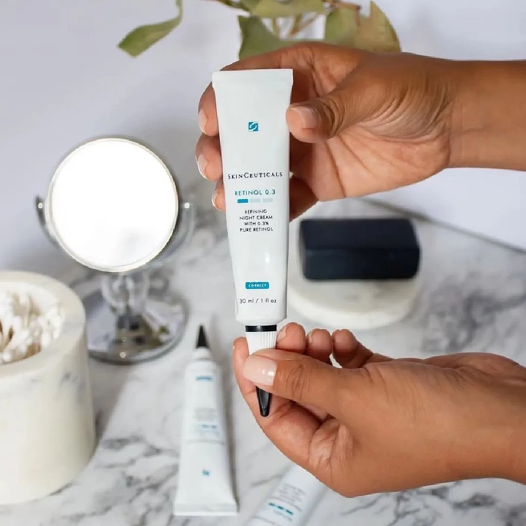 Retinol 0.3, SkinceuticalsScroll up a little and Bijlani’s words will reinstate retinol’s efficacy when it comes to boosting collagen production. This cream comprises the gentlest concentration of retinol—0.3 per cent—with ingredients like Indian frankincense extract and Bisabolol, an oil derived from the chamomile plant. The overarching formula not only has a reparative feature, thanks to its cellular turnover property but also promises sufficient, lightweight moisture, making it a better option for normal to combination and oily skin sans irritation, purging or any other side-effect.Priced at ₹8,500Shop here 