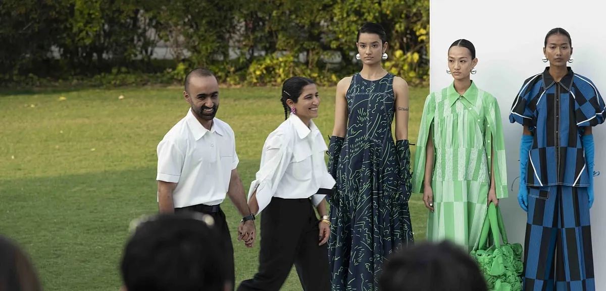 Guri Singh and Amrita Khanna at their showcase ‘Space in Between’ 
