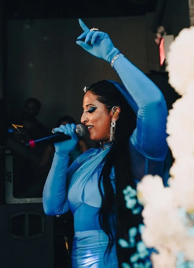Raja Kumari is among only a handful of female artists who've headlined a music festival. Image: Instagram.com/therajakumari 