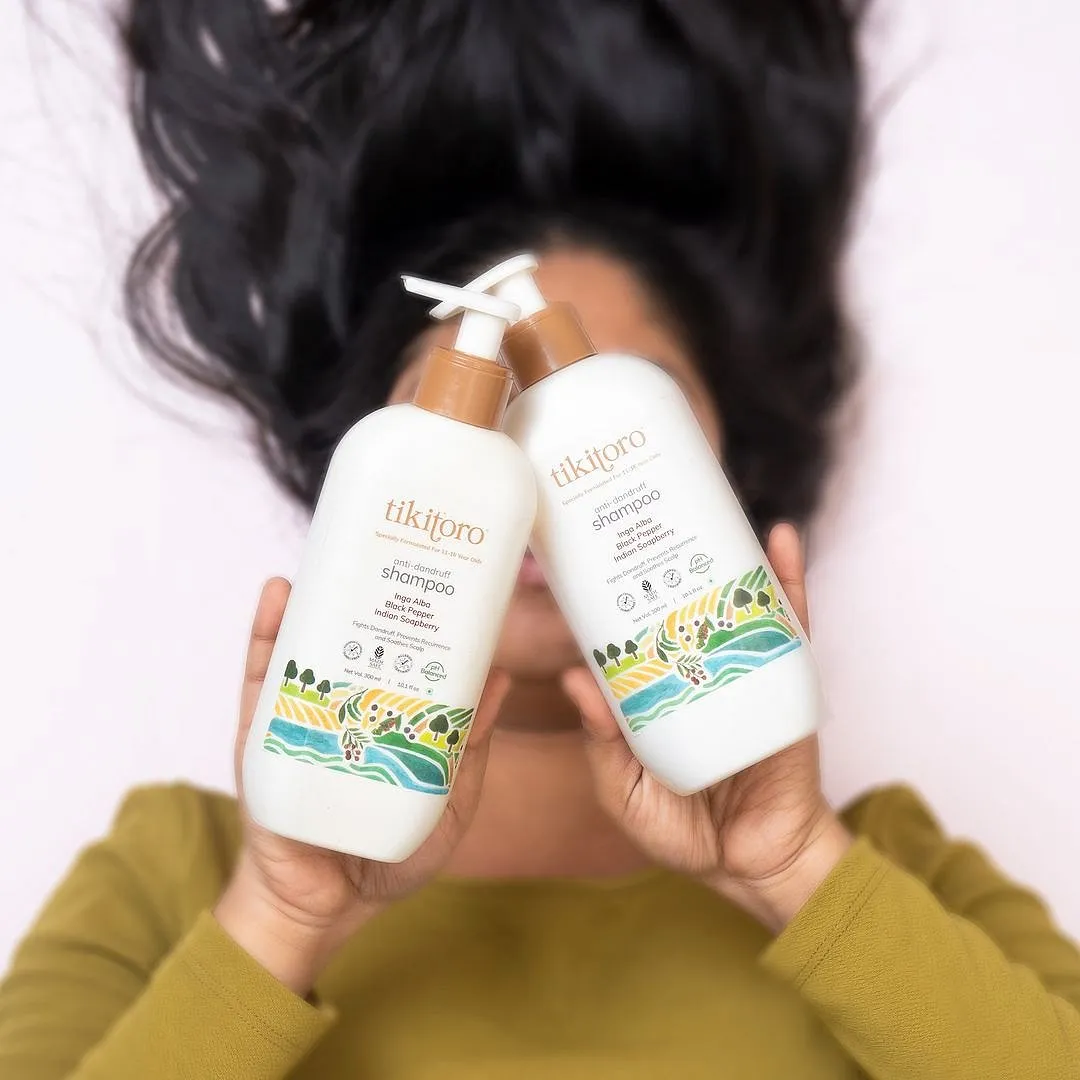 Tikitoro has personal care products like nourishing shampoos and conditioners, body washes and lotions for two groups of  kids—between 4-10 and 11-16 years 