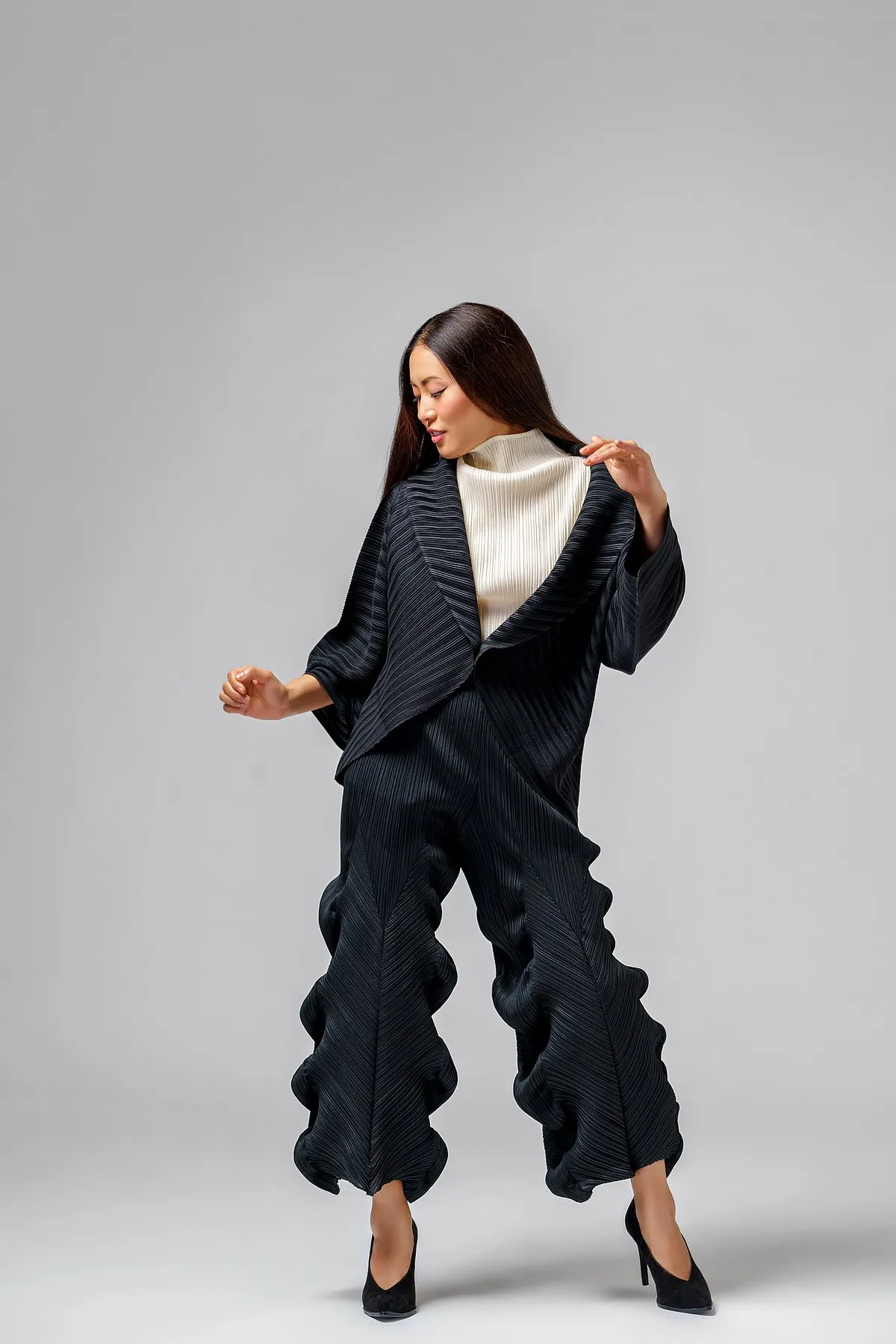 The Japanese designer, who, as a child, aspired to be a dancer, experimented with pleating in the 1980s to aid better movement for the human body. Image: Vikram Bawa 