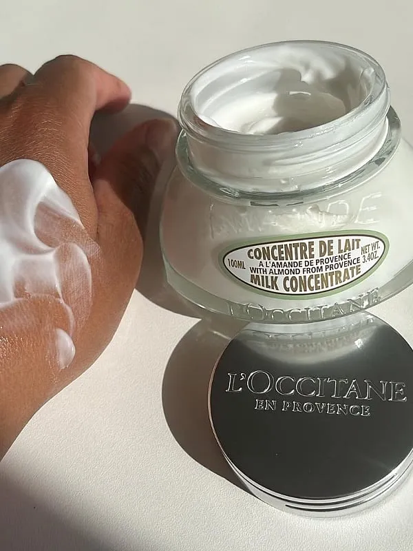 Enriched with sweet almond oil, this lightweight and sweet-smelling body crème is rich in fatty acids like omega 6 and 9 to keep the skin nourished Image: instagram.com/loccitane_uk_ire 