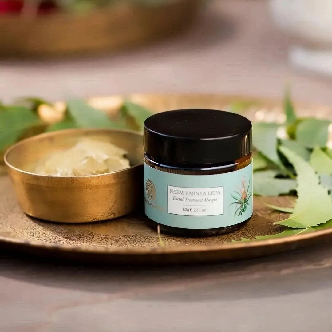 Neem Varnya Lepa, Forest EssentialsIf you’re struggling with irritation, redness or acne-prone skin, trust the neem-first concoction to come to the rescue. The key ingredients include clove, vitamin E, manjistha, sunflower oil, almond oil and turmeric. Rich in antioxidants and anti-bacterial properties, this face mask does a great job at healing common skin concerns and infections and regulating oil production, ridding the skin of whiteheads, blackheads, blemishes and pigmentation.  Priced at ₹1,875Shop hereImage: Forestessentials.com 
