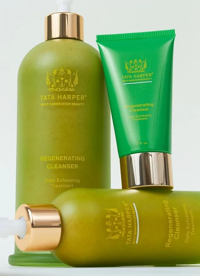 Try this cleanser that offers both chemical and physical exfoliation with a solid ingredient complex for softer and clearer skin Image: instagram.com/tataharperskincare   