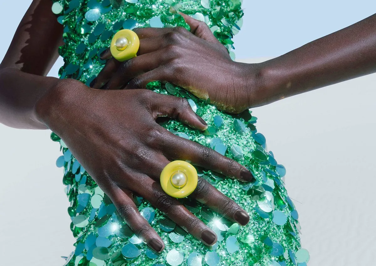 The fast fashion house has gradually worked its way from using 50 per cent recycled-content sequins in their Conscious Exclusive collection from 2015 to their latest ’60s-inspired collection that incorporates recycled-content trimmings made from 100 per cent post-consumer waste 