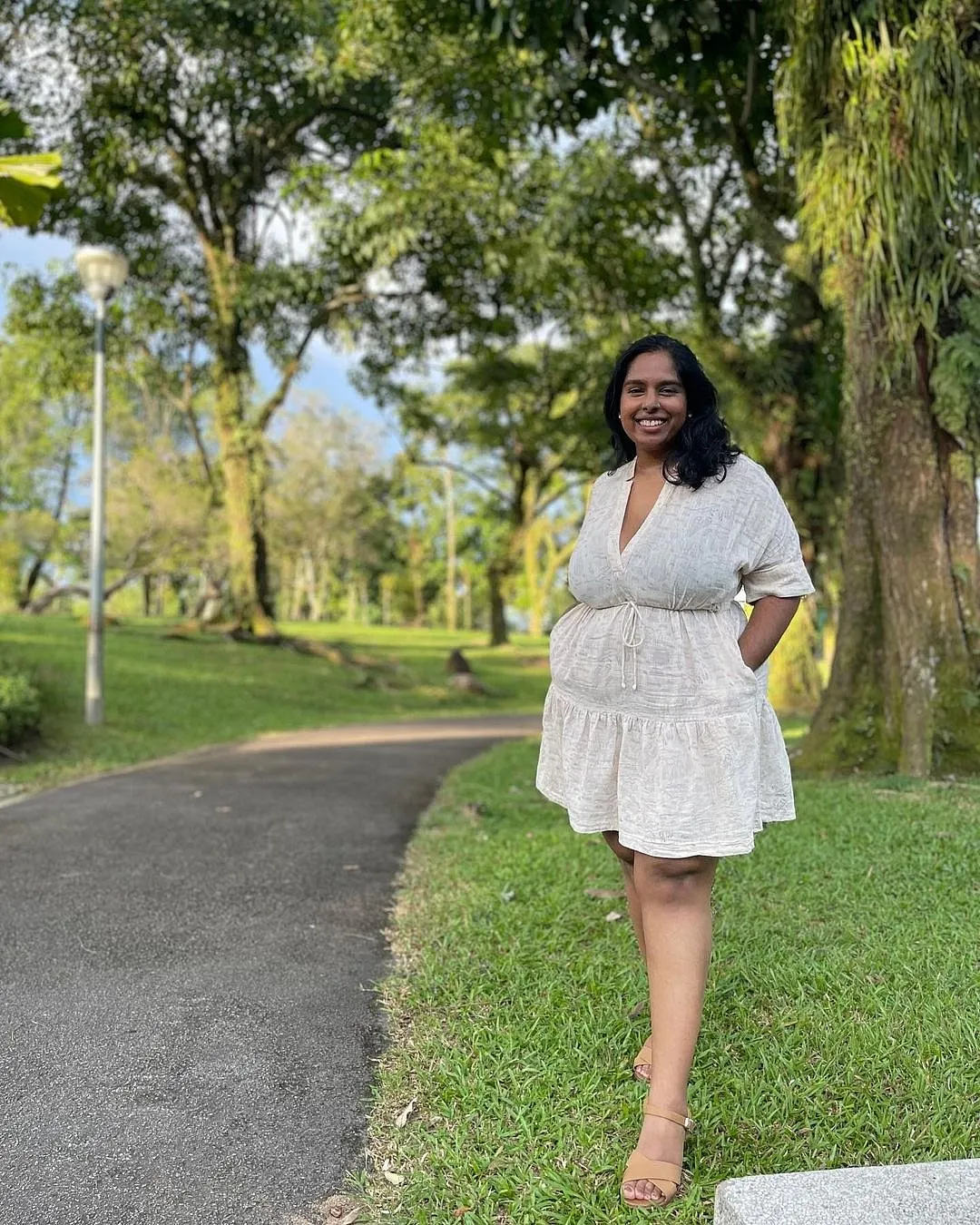 SUI, a homegrown eco-friendly label,  offers sizes 3XL–5XL depending on the design, and are  continuously working towards being a fully inclusive brand. Image: Instagram.com/wearesui 
