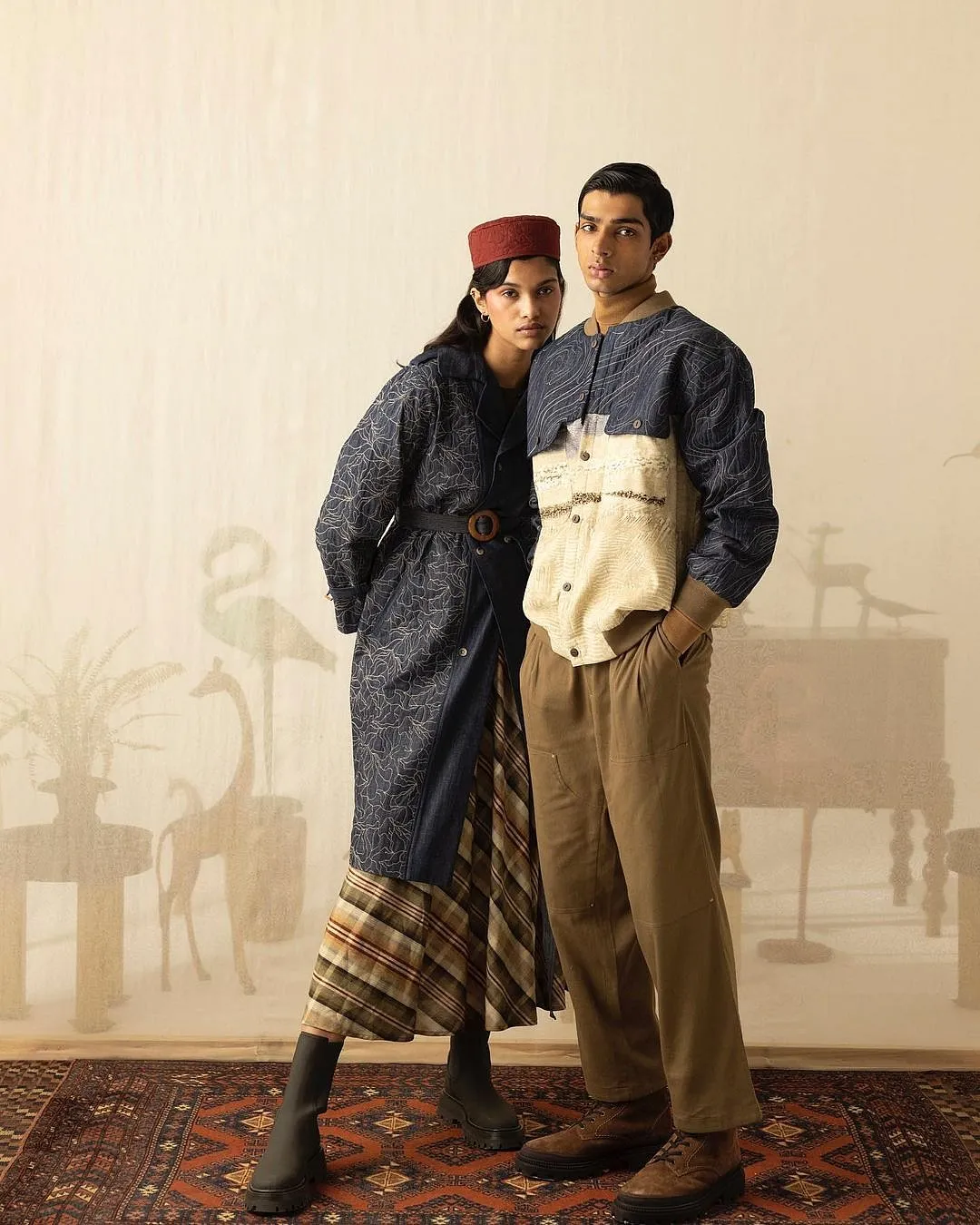 Pranav Guglani of the label Cord says by combining techniques like hand-smocking and block-printing with simple, clean silhouettes, they strive to produce pieces that are innovative yet classic. Image: Instagram.com/cord.in 