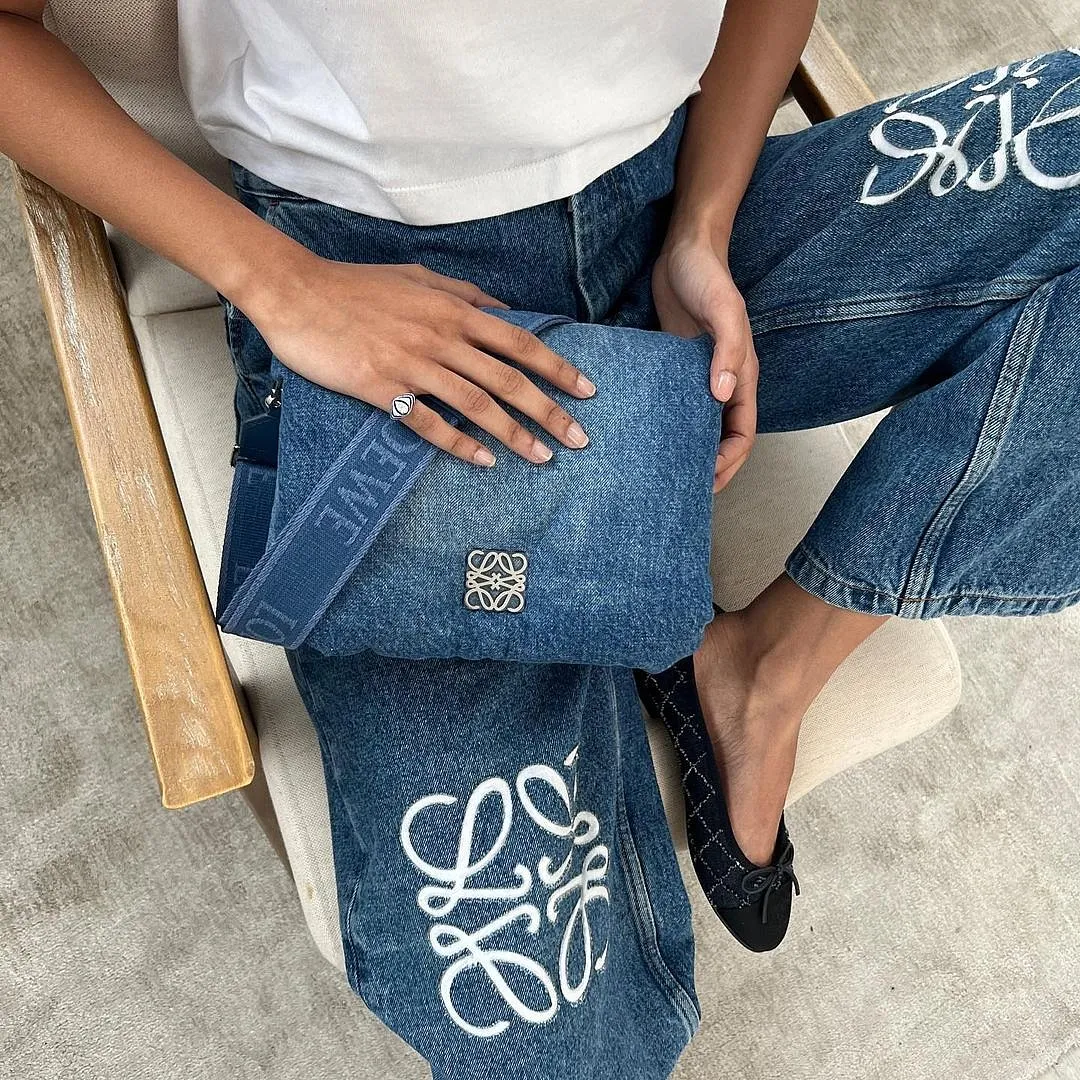 We’ve witnessed the rise and rise  Loewe’s anagram-embossed apparel. Image: Instagram.com/threadsstyling 