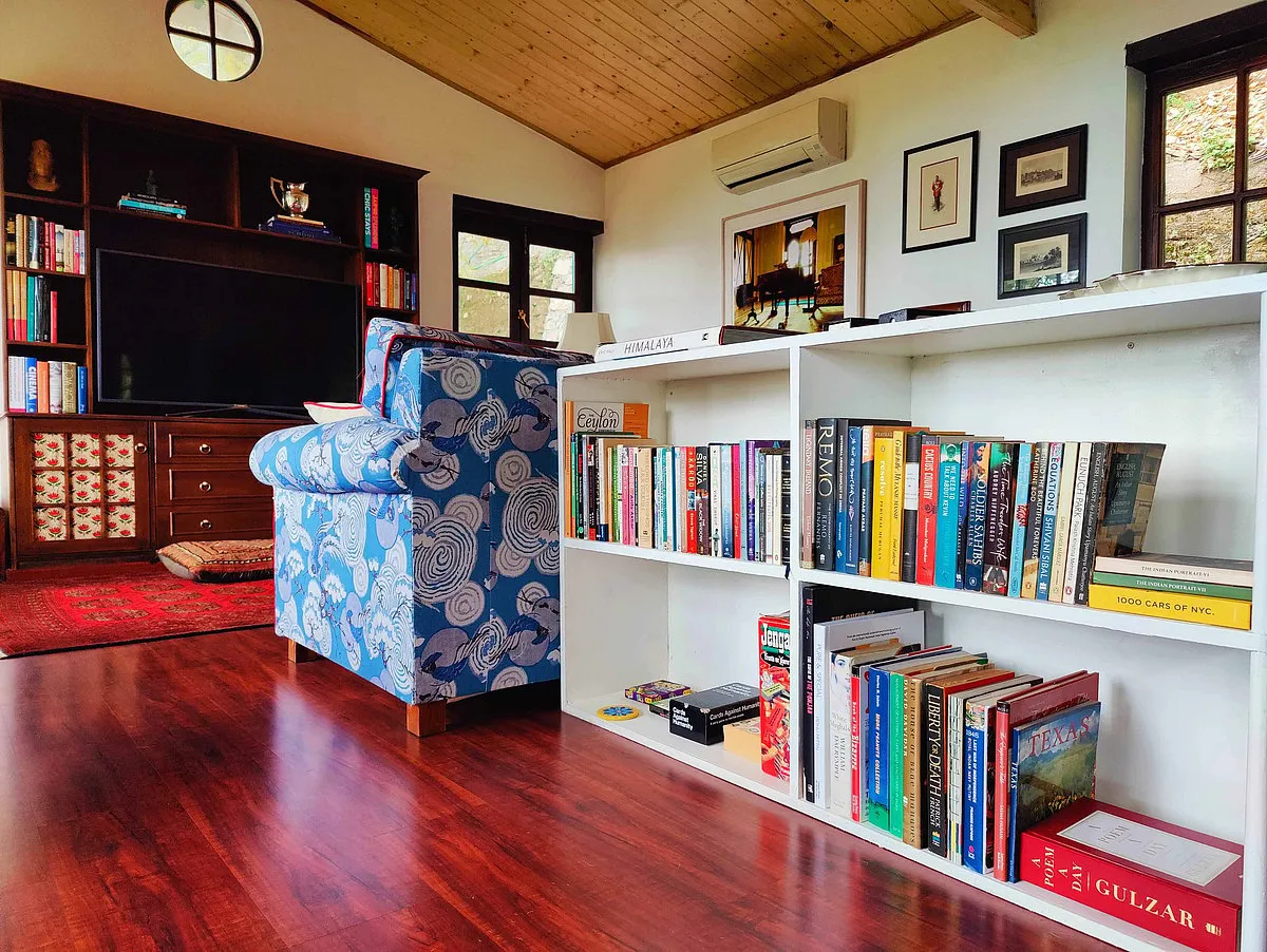 The Fern Cottage, Landour (Uttarakhand)The Fern Cottage is a labour of love built by photographer Karam Puri. Seated deep in the oak, rhododendron and pine forests of Landour, the library at The Fern Cottage houses books on topics ranging from art and photography to mountaineering and even military history. The warm interiors, French windows overlooking the forest and over 300 books to choose from, are reasons enough why Puri calls this “a cottage for dreamers and writers”. 