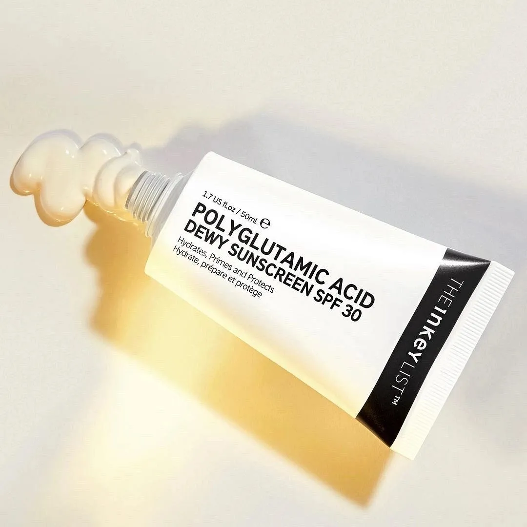 Polyglutamic Acid Dewy Sunscreen, The INKEY ListAfter years of being in the business, the brand has finally launched its first-ever sunscreen and, needless to say, it’s a product that takes you closer to your glass skin dreams. With SPF 30 and the newest skincare buzz ingredient, polyglutamic acid, it also contains squalane and glycerin that help the product endow a dewy finish. It’s not only perfect under make-up because of the glow it renders but also the hydrating effect that acts as a tacky primer for the base product. Priced at ₹1,700 approximately Shop here 