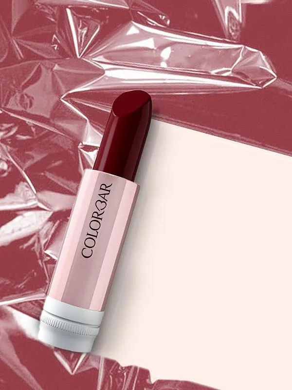 Indian brand ColorBar Cosmetics recently launched their bestselling ‘Take Me As I Am’ range of cream and matte lipsticks in a refillable aluminium packaging that is 100 per cent recyclable. Image: Instagram.com/colorbarcosmetics 
