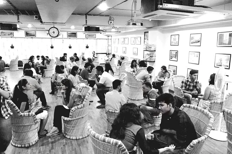 At a Human Library, people loan human beings instead of books and these “breathing books” share their “experiences”–social exclusion or stigma–to better understand each other 