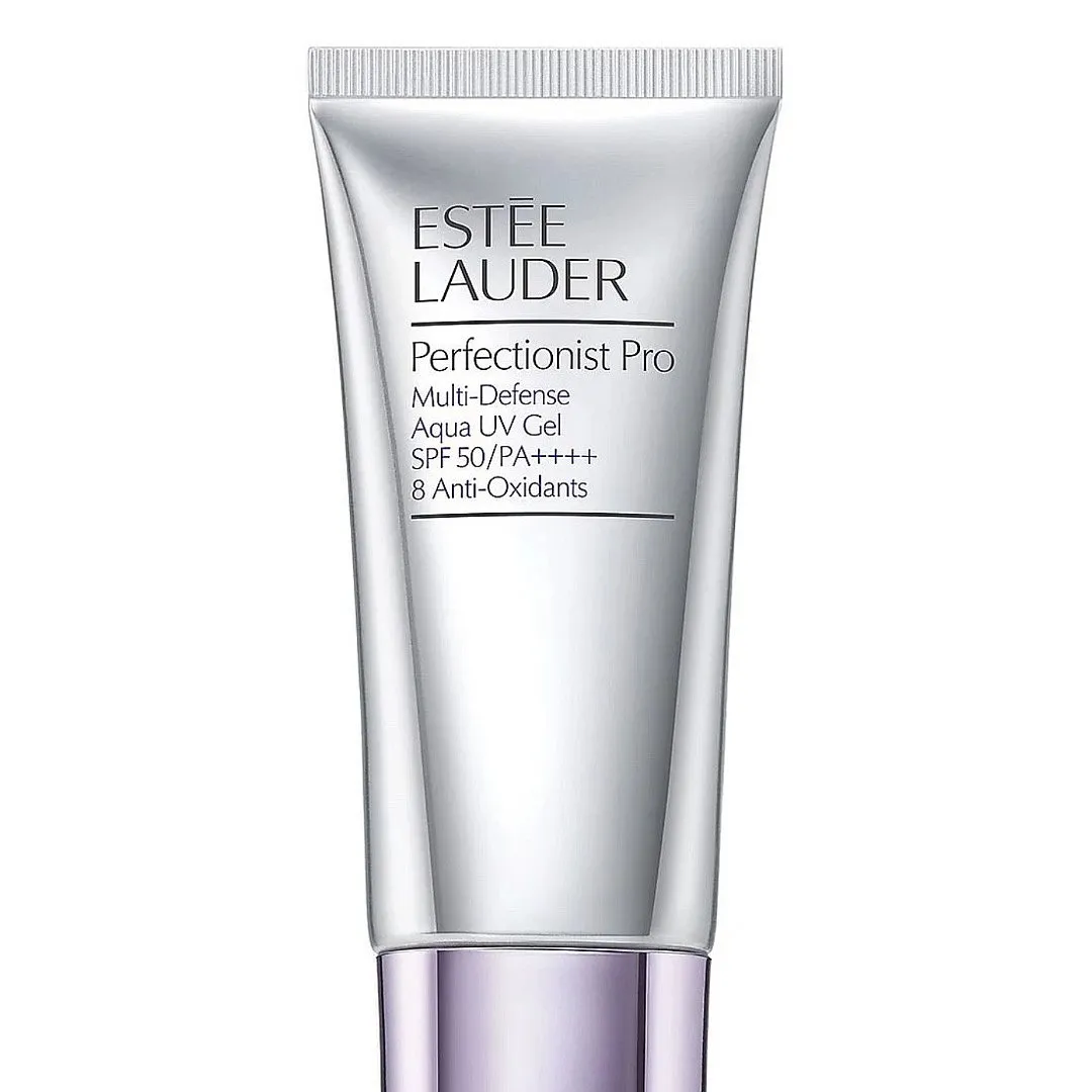Perfectionist Pro Multi-Defense Aqua UV Gel, Estée LauderThis water-based, gel-formulated sunscreen is so lightweight, you’ll forget you ever wore it, which also makes reapplication seamless. With SPF 50 and a patent-pending formula featuring green tea, vitamins C and E, wheat germ oil, barley extract, resveratrol and Tiger Lily extract, it is loaded with skin-enhancing ingredients to care for and protect your skin simultaneously. It also claims to provide a defence against pollution and dehydration. Priced at ₹3,500Shop here 