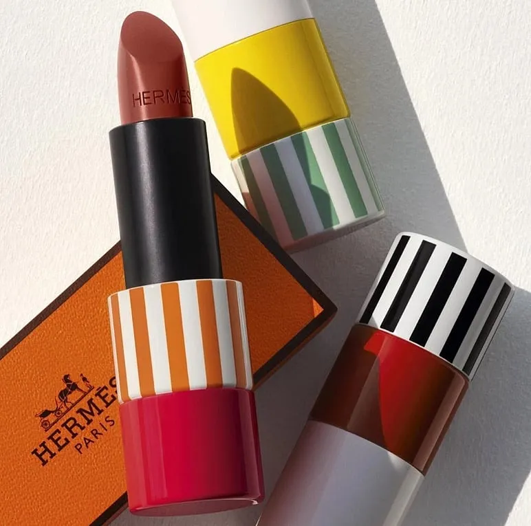 The Rough Hermès collection comprises 24 lipsticks comprising matte and satin finsishes 