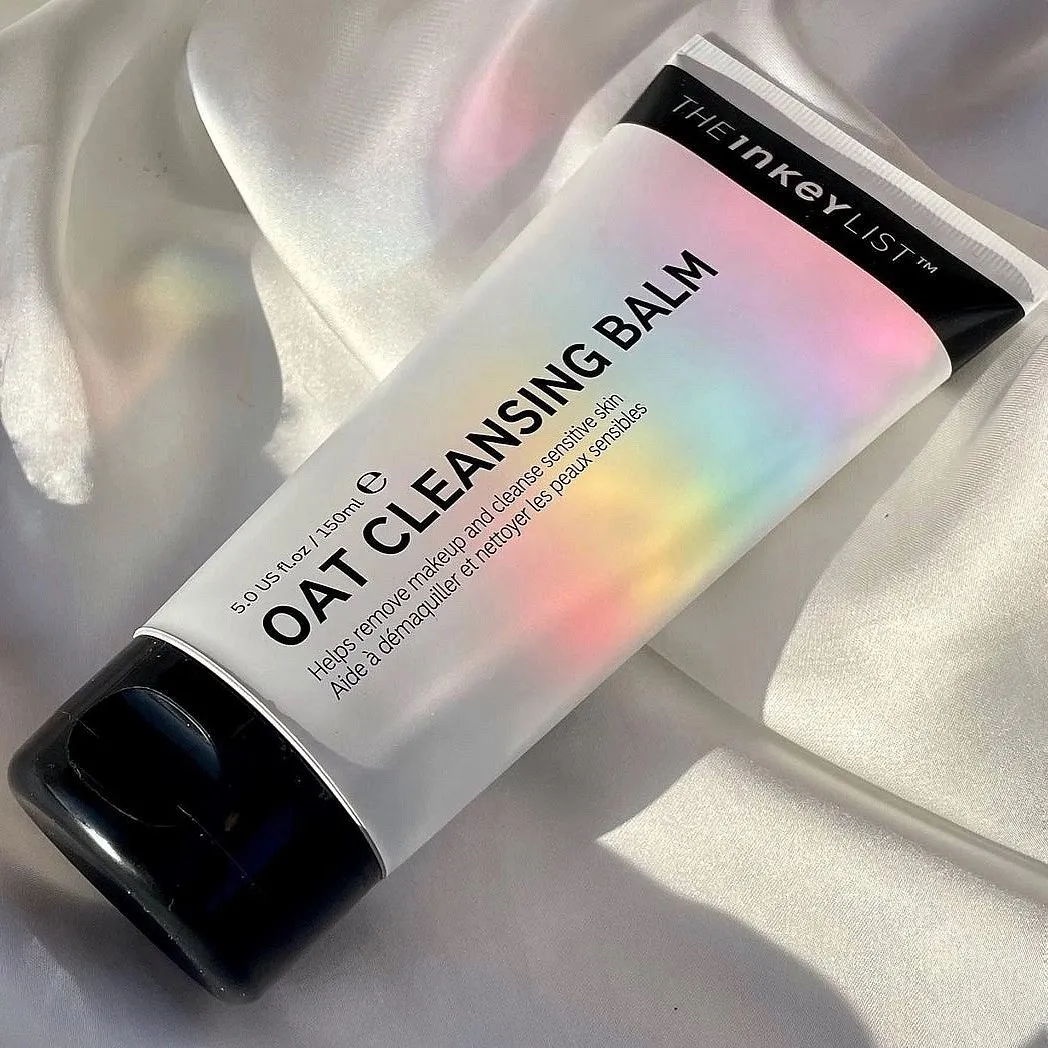 Oat Cleansing Balm, The INKEY ListViral on TikTok and Instagram beauty channels, the Oat Cleansing Balm is amongst the brand’s bestsellers. Best suited for dry and sensitive skin, this thick, coarse-grained balm is supercharged with a bunch of moisturising ingredients like oat kernel oil, colloidal oatmeal, sweet almond oil, sunflower seed oil and vitamin E that, cohesively, melt the make-up and other debris settled on the skin over the day. The tube will last you for a good 100 uses, claims the brand. However, its  thick texture can leave a blurry cast on your vision, so make sure to rinse it out thoroughly.Priced at ₹ 1,120 approximately Shop hereImage: Instagram.com/theinkeylist 