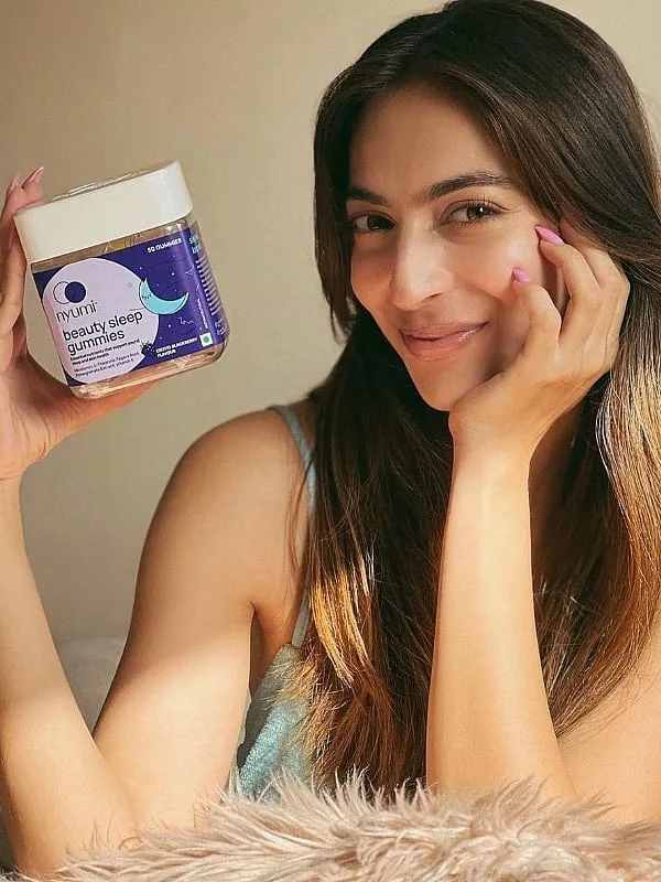 For Samreedhi Goel, melatonin is a safer choice if the problem is chronic insomnia since it is not habit-forming. Image: Instagram/hellonyumi 