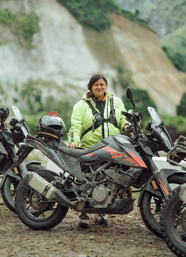 Urvashi Patole Sane founded The Bikerni to encourage women to take up motorcycling. Image: Urvashi Patole Sane 