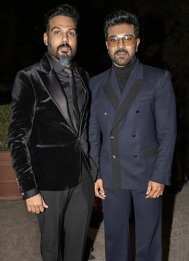 Shane Peacock with Ram Charan.  
