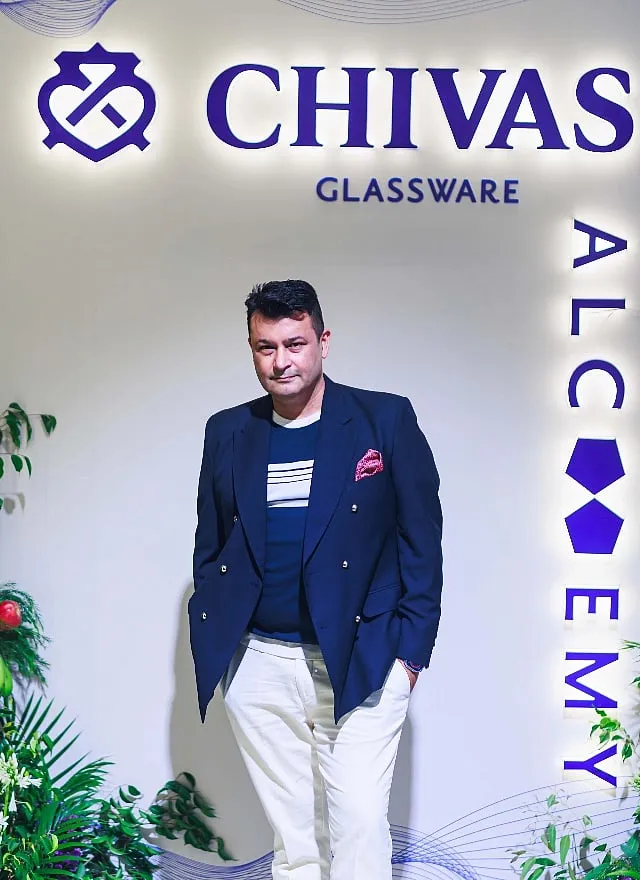 Designer Ashish Soni co-hosted the Chivas Alchemy event 