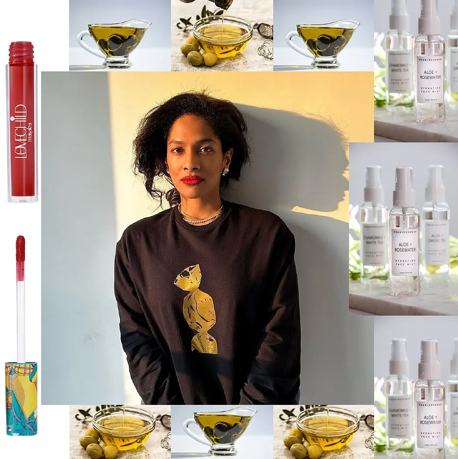 Masaba Gupta, Founder, LoveChild By MasabaMamma Mia! Lip Crème, LoveChild: For my lips, I like to go for striking shades like a deep pink or a rustic orange. I love the plum shade called ‘Jamun Cooler’ from our newly launched range that works well for all skin tones. Face Mist: I have a few personal favourites I can’t do without, but I also don’t like to complicate my beauty routine too much. Since I am always on the run, I make it a point to use a face mist that makes me feel super refreshed with just a spritz.Olive oil: I have tried multiple products over the years for my hair, but nothing works as well as simple, homemade remedies—yoghurt masks, for instance. Olive oil also works well if I ever want a quick fix.Images: Instagram.com/masabagupta, Pexels 