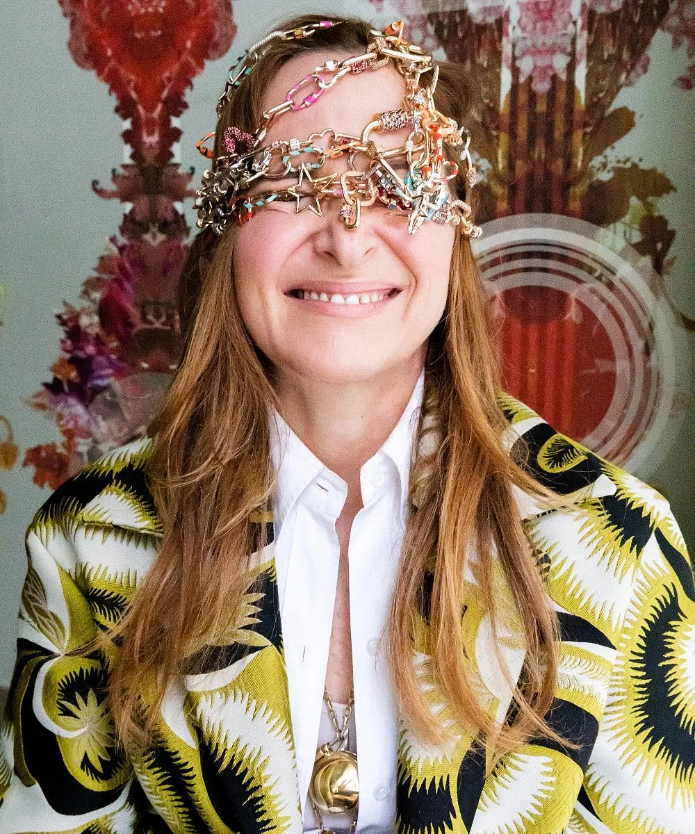 Aaron’s namesake label was founded in New York in 2012, when she quit a 25-year-long career in marketing and advertising to take her fascination with jewellery to the next level 