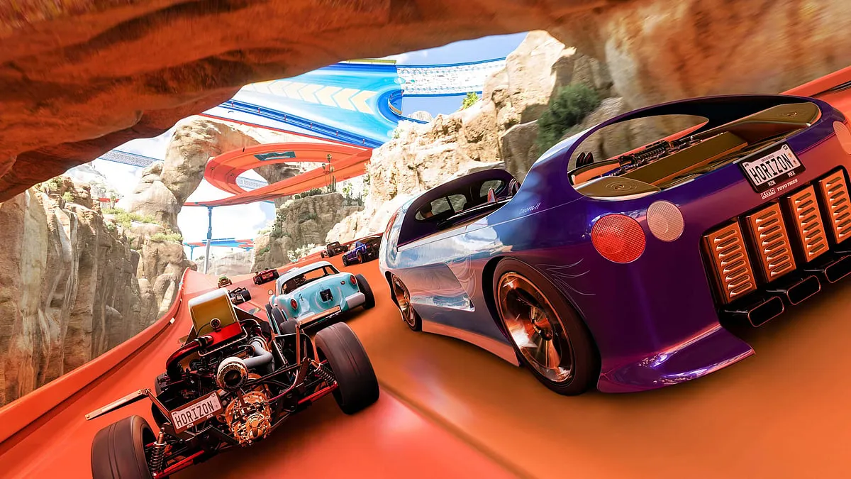 Forza Horizon 5 Hot WheelsThis exhilarating racing game is optimised for the Xbox Series X/S. Forza Horizon 5 Hot Wheels offers stunning photorealistic graphics, authentic sounds, and an immersive environment full of intricate details. It's the perfect choice for adrenaline junkies. 