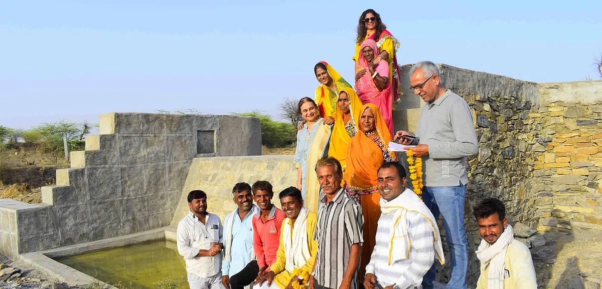 The entire project is carried out through the charitable trust with no government intervention and the full involvement of the villagers 