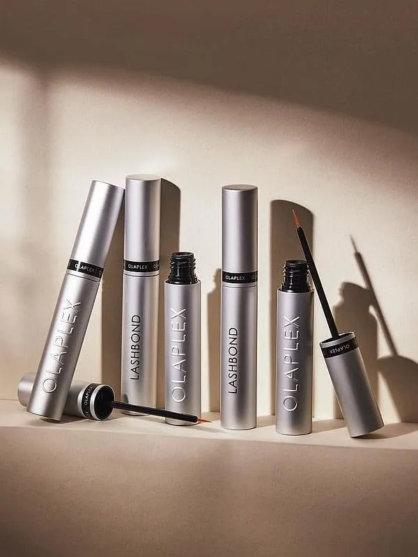 The all-new Lashbond from Olaplex contains a patented Peptide Complex and Bond Building technologies with hyaluronic acid and biotin to boost eyelash growth and volume over time. Image: Instagram.com/olaplex 