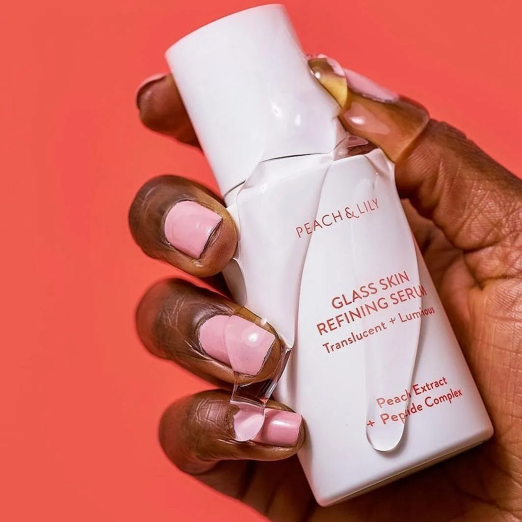 Glass Skin Refining Serum, Peach & LilyNo one helps you achieve  smooth skin like Korean beauty brands. This weightless serum contains a mix of active ingredients like niacinamide, hyaluronic acid and peptides with peach extracts and Madecassoside—a component of Centella Asiatica. The serum works on all skin types, firming, hydrating, healing and relieving the skin from inflammation, irritation and breakouts.Priced at ₹3,220 approximately Shop hereImage: Instagram/peachandlily 