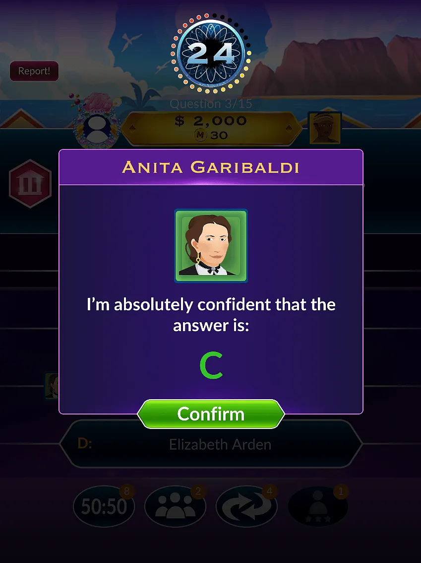 Millionaire Trivia: TV Game+ In this exciting arcade quiz game, players can test their knowledge, call on the audience, and build up their team of experts. Players can become a millionaire by climbing the Money Ladder while competing in iconic cities worldwide. The game offers leaderboards, daily challenges, classic lifelines, and the all-new Ask an Expert option, allowing players to win big rewards and prove their intelligence. This exhilarating quiz experience might make you relive your KBC nostalgia. 
