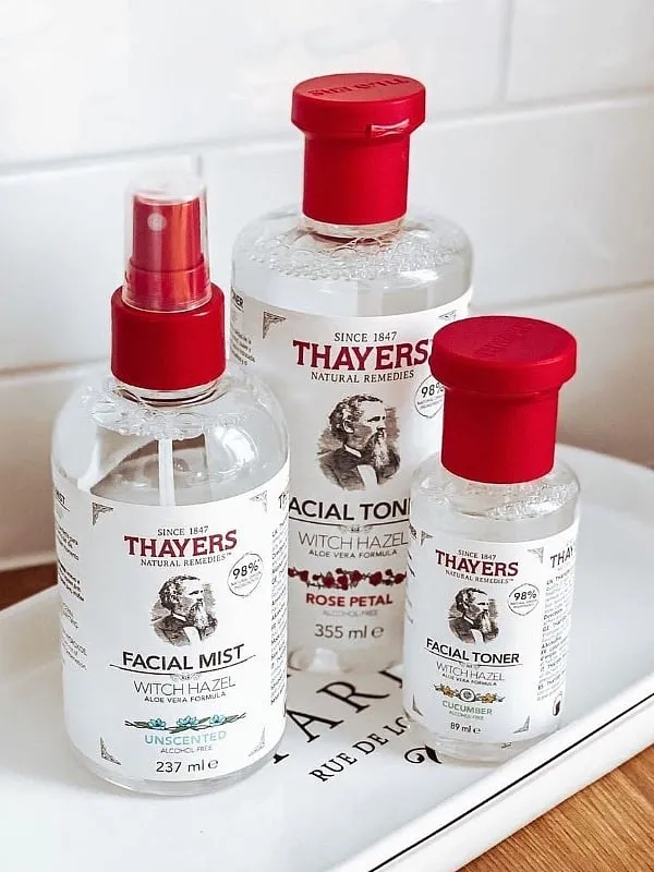 Zendaya finds the Thayers Facial Toner in the Rose Petal variant to be extremely refreshing. Image: Instagram.com/thayers 