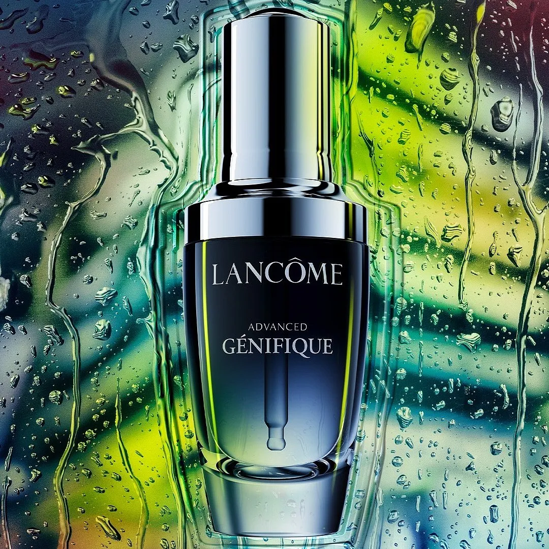 Advanced Genifique Serum, LancômeLancôme’s Advanced Genifique Serum has achieved cult status because of its barrier- and microbiome-fortifying properties. The slightly viscous formulation contains probiotic ingredients bifida ferment lysate and lactobacillus, sodium hyaluronate, vitamins C and E, glycerin and Rosa Gallica Flower Extract, making it an efficient anti-inflammatory, hydrating and skin-plumping tonic.Prices start at ₹4,100Shop hereImage: Instagram/lancome 